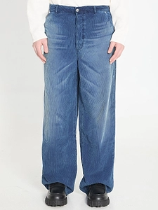 Dior Homme Mid-Rise Corduroy Pants