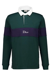Dior Homme Relaxed Fit Long-Sleeved Polo Shirt