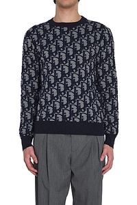 Dior Homme Oblique Jacquard Knitted Sweater