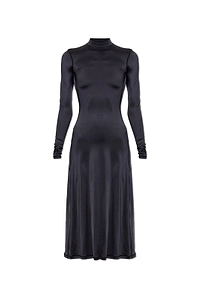 Diesel Turtleneck Fluid Midi Dress