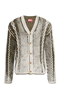 Diesel K-Mioto Textured Knit Cardigan