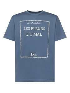 Dior Homme Book Cover Embroidery Relaxed Fit T-Shirt