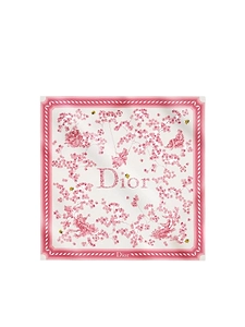 Dior Toile Print Square Scarf