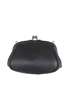 Discord Yohji Yamamoto Logo Embossed Clasp Shoulder Bag