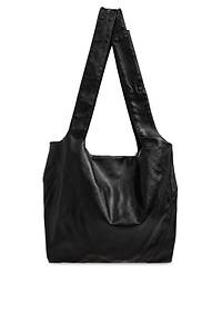 Discord Yohji Yamamoto Snap-Strap Leather Tote Bag