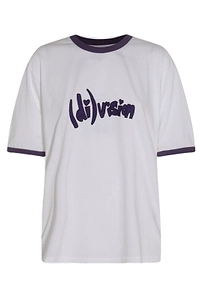 Vision Logo-Detailed Crewneck T-Shirt