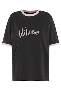 Vision Logo-Detailed Crewneck T-Shirt