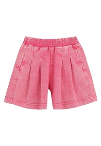 Dkny Kids Elasticated Waistband Pleated Shorts