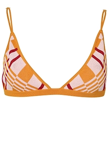 Dodo Bar Or Patterned Triangle Bra