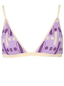 Patterned Triangle Bra