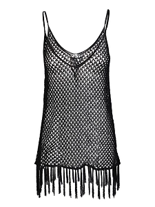 Dodo Bar Or Woven Detailed Fringed Top
