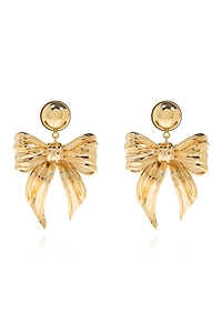 Dolce & Gabbana Bow Shaped Clip On Earrings