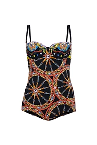Dolce & Gabbana Carretto One-Piece Swimsuit