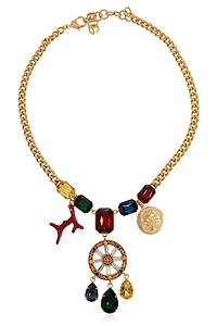 Dolce & Gabbana Charm Crystal Necklace