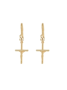 Dolce & Gabbana Cross Pendant Earrings