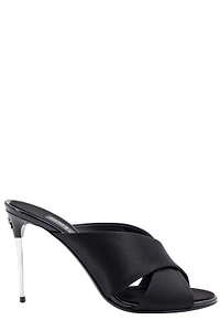 Dolce & Gabbana Crossover Strap Slip-On Mules