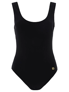Dolce & Gabbana Dg Plaque One-Piece Swimsuit