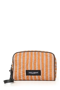 Dolce & Gabbana Froissé Zip Make Up Bag