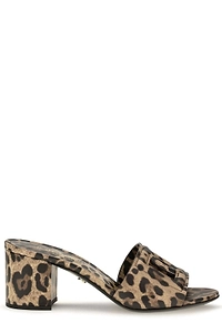 Dolce & Gabbana Keira Patterned Block-Heel Mules