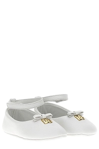 Dolce & Gabbana Kids Bow Detailed Ballerinas