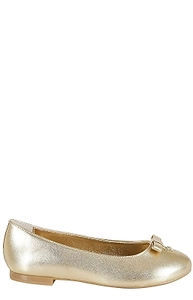 Dolce & Gabbana Kids Bow Detailed Ballet Flats