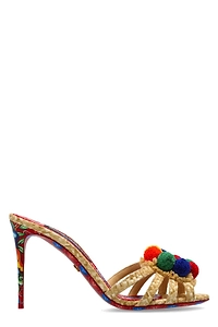Dolce & Gabbana Embroidered Slip-On Mules
