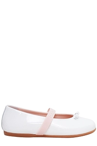 Dolce & Gabbana Kids Bow Embellished Ballet Flats