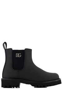 Dolce & Gabbana Kids Dg Logo Chelsea Boots
