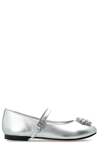 Dolce & Gabbana Kids Embellished Ballet Flats