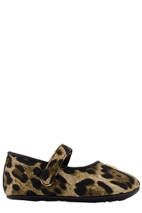 Dolce & Gabbana Kids Leopard Printed Ballet Flats