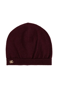 Dolce & Gabbana Logo Plaque Beanie