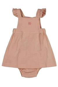 Dolce & Gabbana Kids Logo Embroidered Ruffled Dress