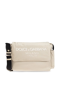 Dolce & Gabbana Kids Logo-Lettering Padded Changing Bag