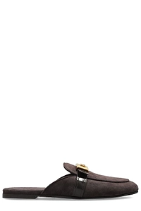 Dolce & Gabbana Logo Plaque Mules