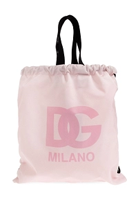 Dolce & Gabbana Kids Logo Print Drawstring Backpack