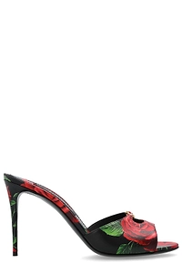 Dolce & Gabbana Floral Heeled Mules