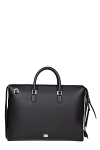 Dolce & Gabbana Logo Plaque Zipped Laptop Bag