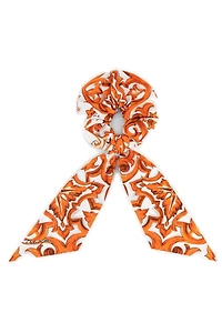 Dolce & Gabbana Kids Majolica-Print Poplin Scrunchie