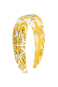 Majolica Printed Twill Hairband