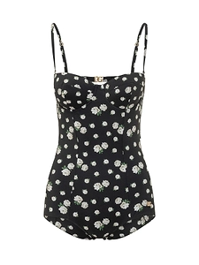 Dolce & Gabbana Floral Printed One-Piece Swimsuit
