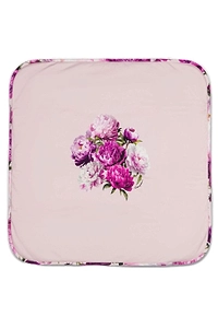 Dolce & Gabbana Kids Peony-Printed Interlock Blanket