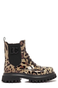 Dolce & Gabbana Kids Printed Ankle Boots