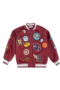 Dolce & Gabbana Kids Patch Bomber Jacket