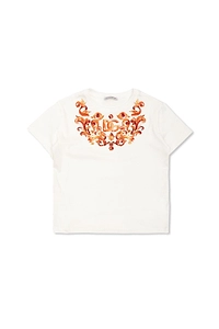 Dolce & Gabbana Kids Sequined Logo T-Shirt