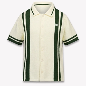 Dolce & Gabbana Kids Striped Buttoned Polo Shirt