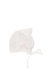 Dolce & Gabbana Kids Tie-Fastened Lace Bonnet