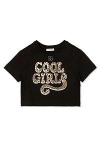 Dolce & Gabbana Kids Cropped T-Shirt