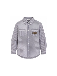 Dolce & Gabbana Kids Striped Poplin Shirt