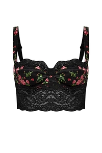 Dolce & Gabbana Lace Floral Underwired Bra