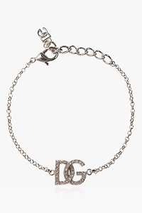 Dolce & Gabbana Logo Detailed Embellished Bracelet